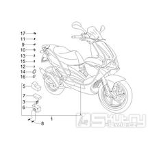 6.08 Elektroinstalace, pojistky - Gilera Runner 50 SP Race 2005 (ZAPC46100)