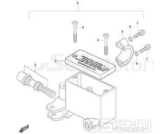 45 Hlavní brzdový válec - Hyosung ST 700i