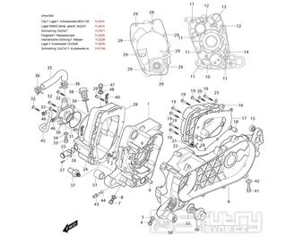 04 Kliková skříň - Hyosung MS3 125i