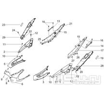 2.32 Boční kapotáž, spojler - Gilera Runner 125 VX 4T Speciální série 2007 (ZAPM46300)
