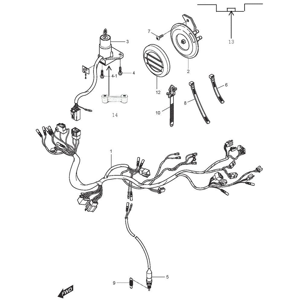 FIG24 Kabeláž - Hyosung GT 125 RF