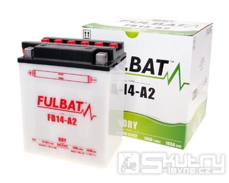 Baterie Fulbat FB14-A2 olověná vč. kyselinového balení