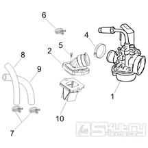 1.39 Karburátor - Gilera Runner 50 SP 2010-2012 (ZAPC46100, ZAPC46300, ZAPC4610001)
