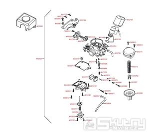 E09 Karburátor - Kymco Vitality 50 4T