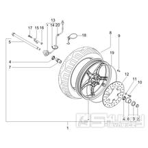 4.11 Přední kolo - Gilera Runner 125 VX 4T Speciální série 2007 (ZAPM46300)