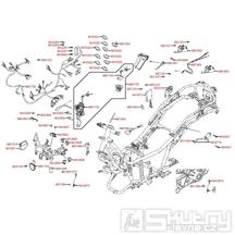 Elektroinstalace - Kymco Downtown 300i ABS SK60AB