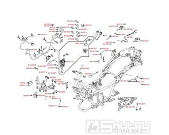 Elektroinstalace - Kymco Downtown 300i ABS SK60AB