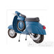 Závodní výfuk chromovaný pro Vespa 90, R, SS, 100, 125 VMA1T