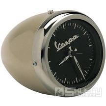 Kovový budík Vespa bílý