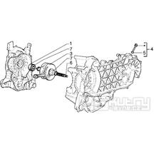 T3 Kliková hřídel - Gilera Runner 180 VXR 4T LC (ZAPM24100)