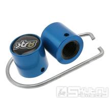 Čepičky ventilků STR8 modré - 2 ks