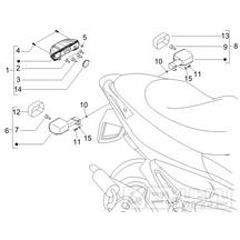 6.04 Zadní světlo a blinkry - Gilera Runner 50 SP 2005-2006 (ZAPC46100)