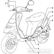 T34 Plynové lanko - Gilera Storm 50ccm 1998-2005 (TEC2T...)